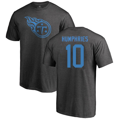 Tennessee Titans Men Ash Adam Humphries One Color NFL Football #10 T Shirt